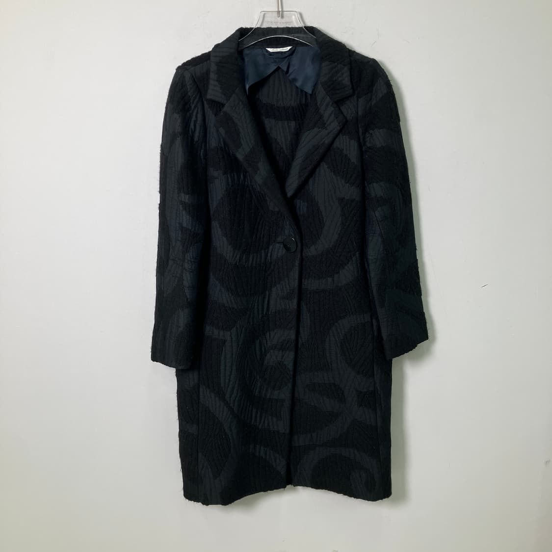 막스 마라 블랙 패턴 코트 38 상품이미지1