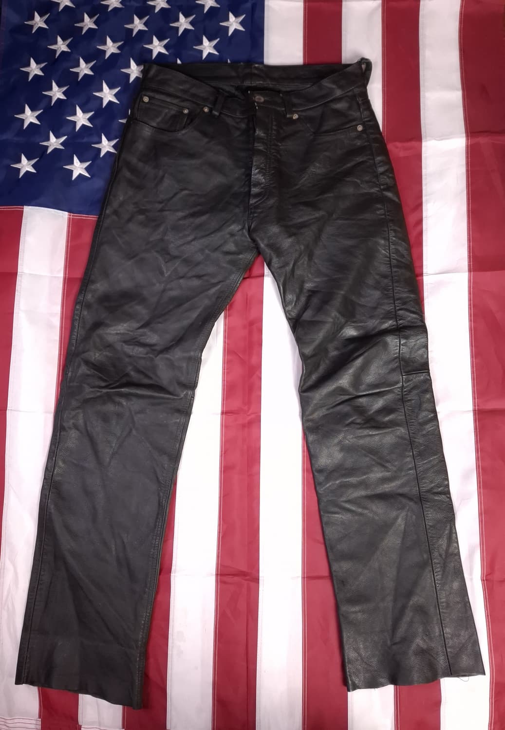 오리지날 일본판 두카티 우먼용(공용) 리얼레더 라이더 팬츠 상품이미지5
