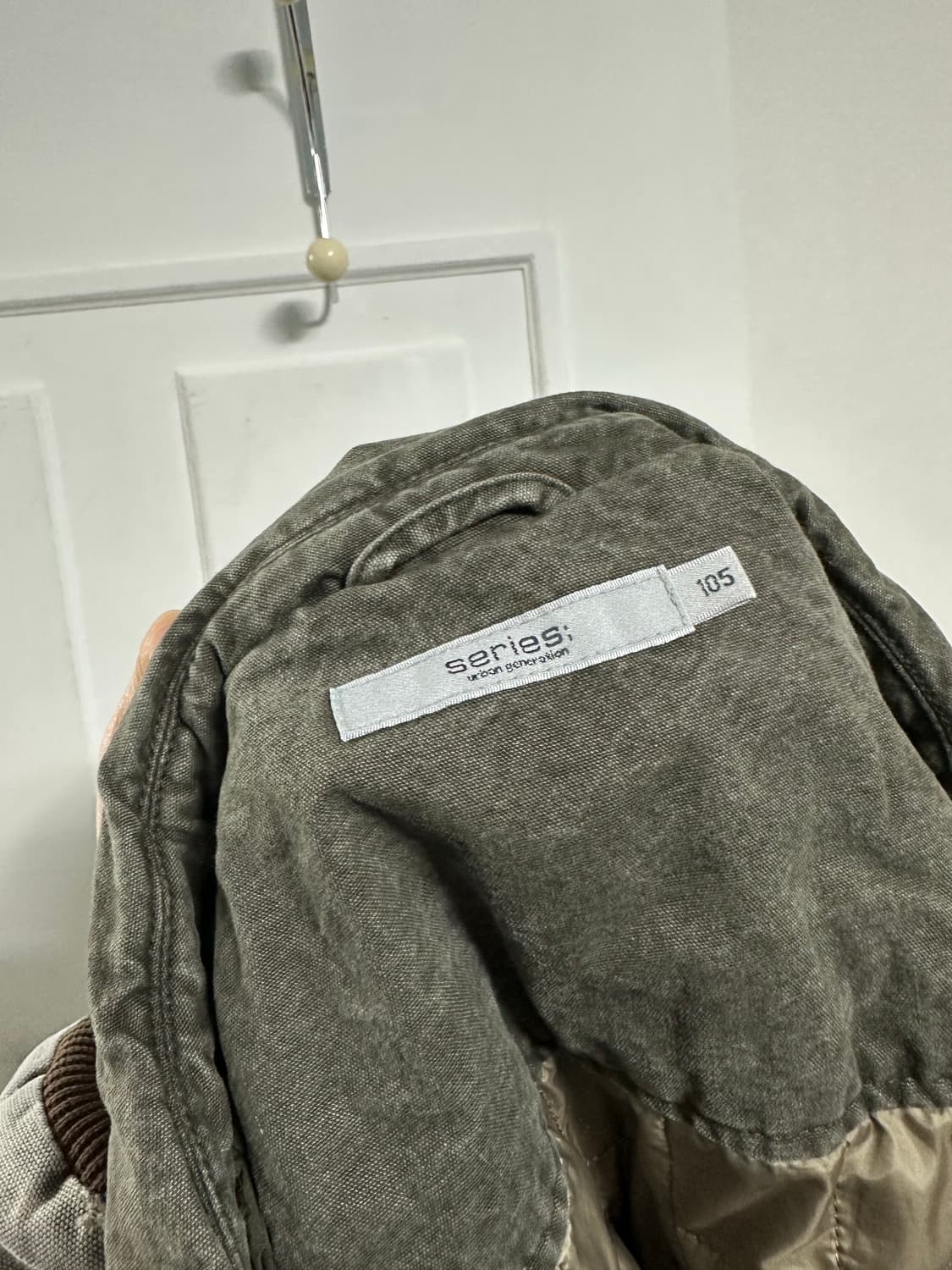 시리즈 배색 절개 아우터 셔츠 상품이미지3