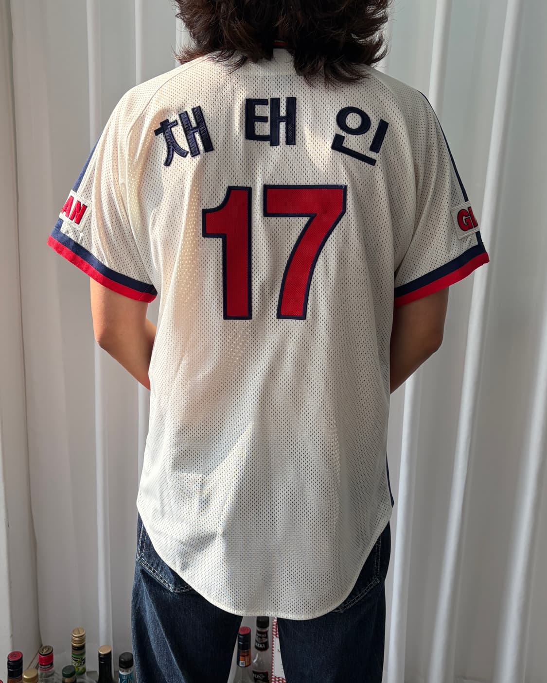 [XL]롯데 자이언츠 네포스 채태인 야구 유니폼 상품이미지2