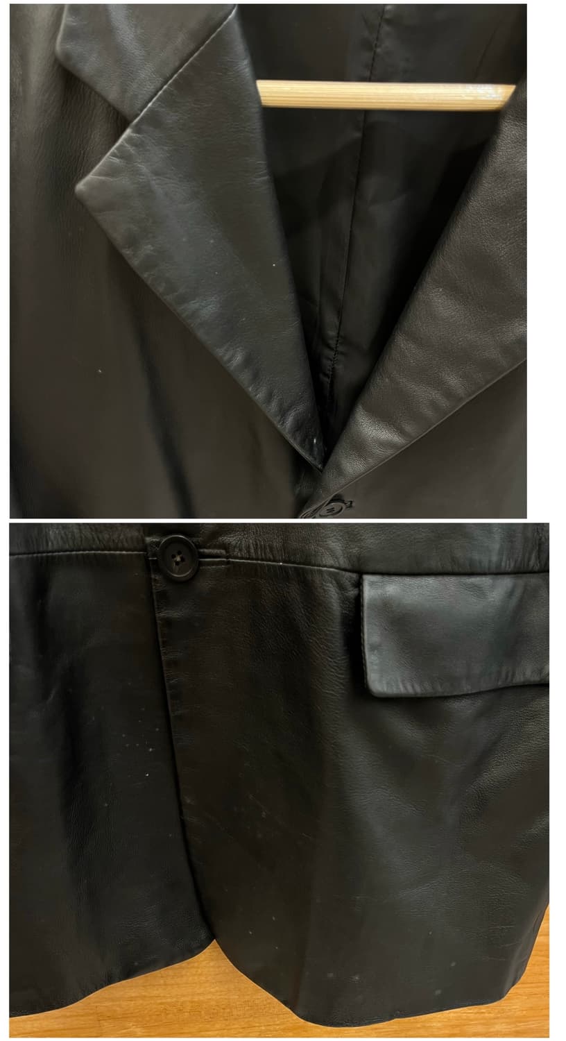 빈티지 양가죽 레더 자켓 블랙 105 #csz3956 상품이미지7