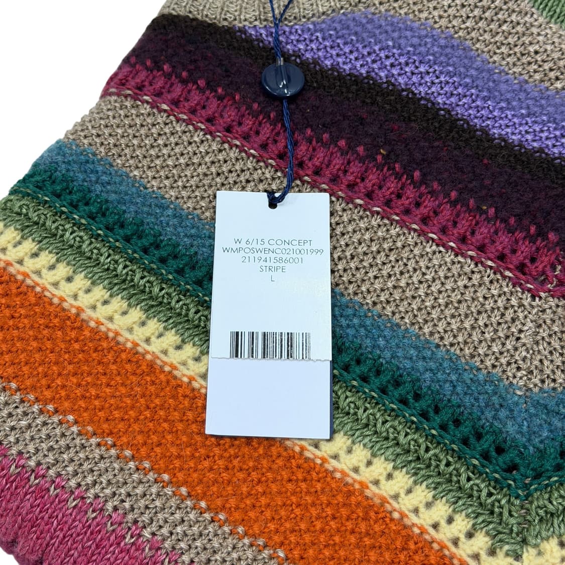 폴로 랄프로렌 스트라이프 숏 슬리브 스웨터 니트 반팔 L 상품이미지6