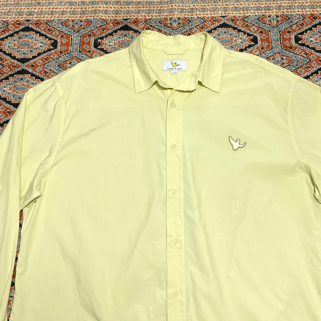 마크곤잘레스 라이트 옐로우 코튼 셔츠 남성XL 상품이미지2