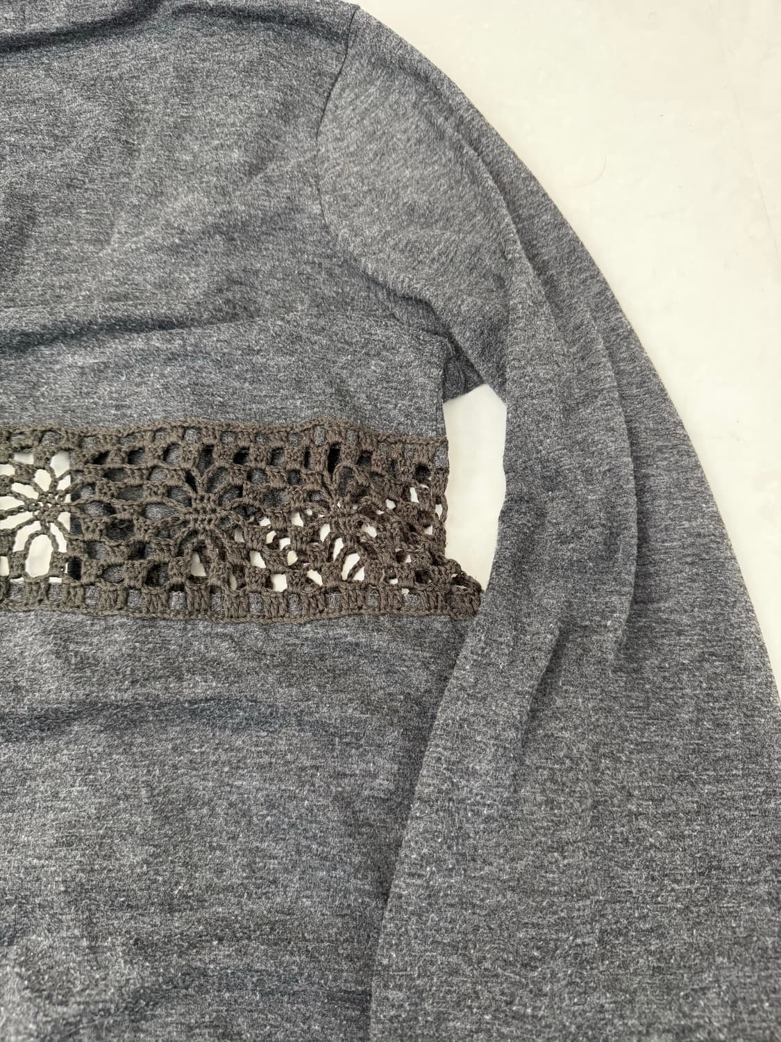 보헤미안 크로쉐 후드 롱 가디건  상품이미지8