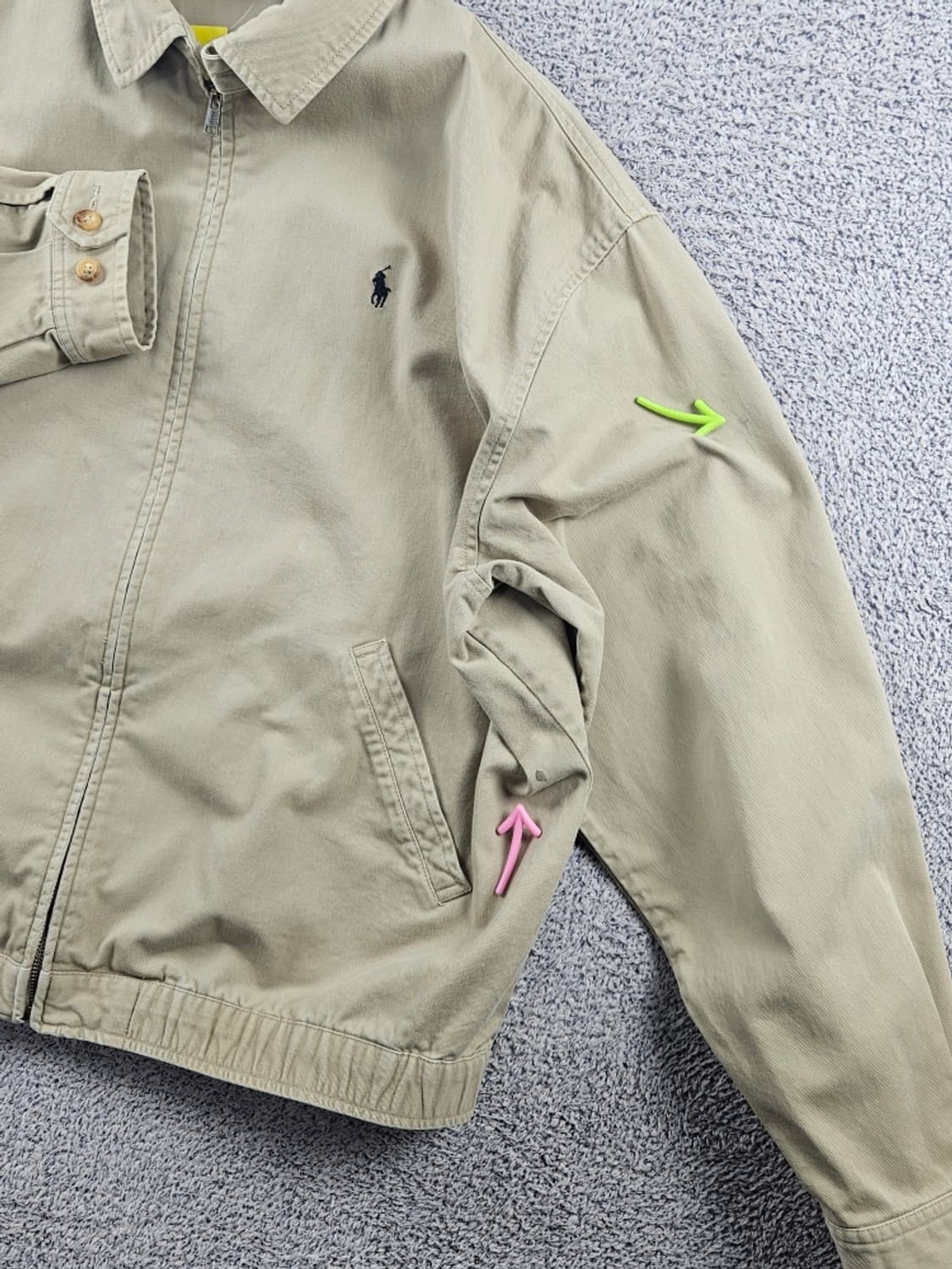 폴로랄프로렌 코튼쉘 스윙탑 블루종 자켓 ( XL ) / 11018 상품이미지6