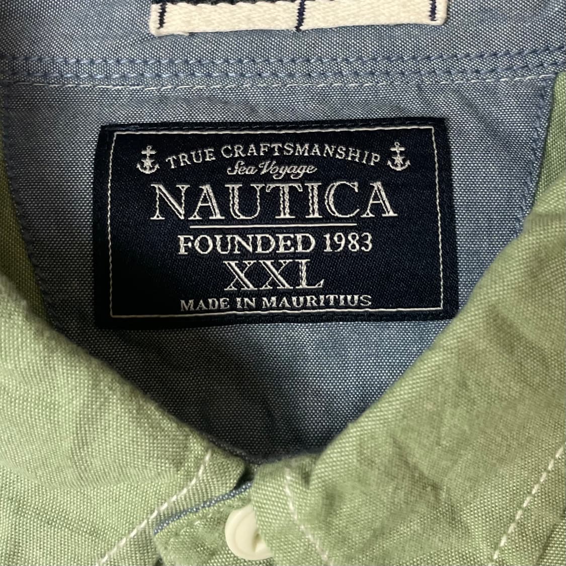 노티카 파스텔그린 투포켓 긴팔 셔츠 XXL 상품이미지4