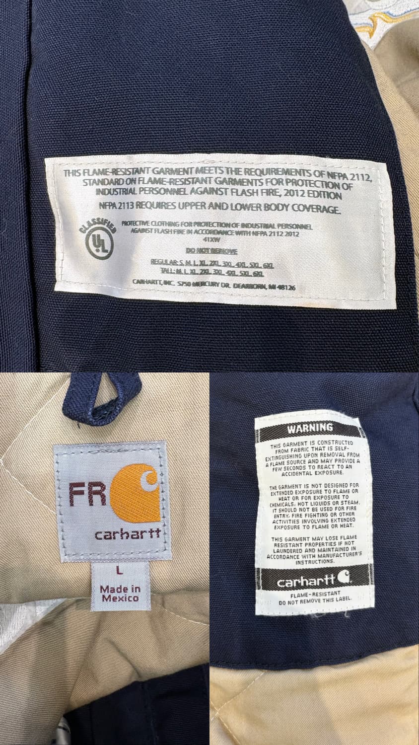 칼하트 FR J195 워크 자켓  상품이미지9