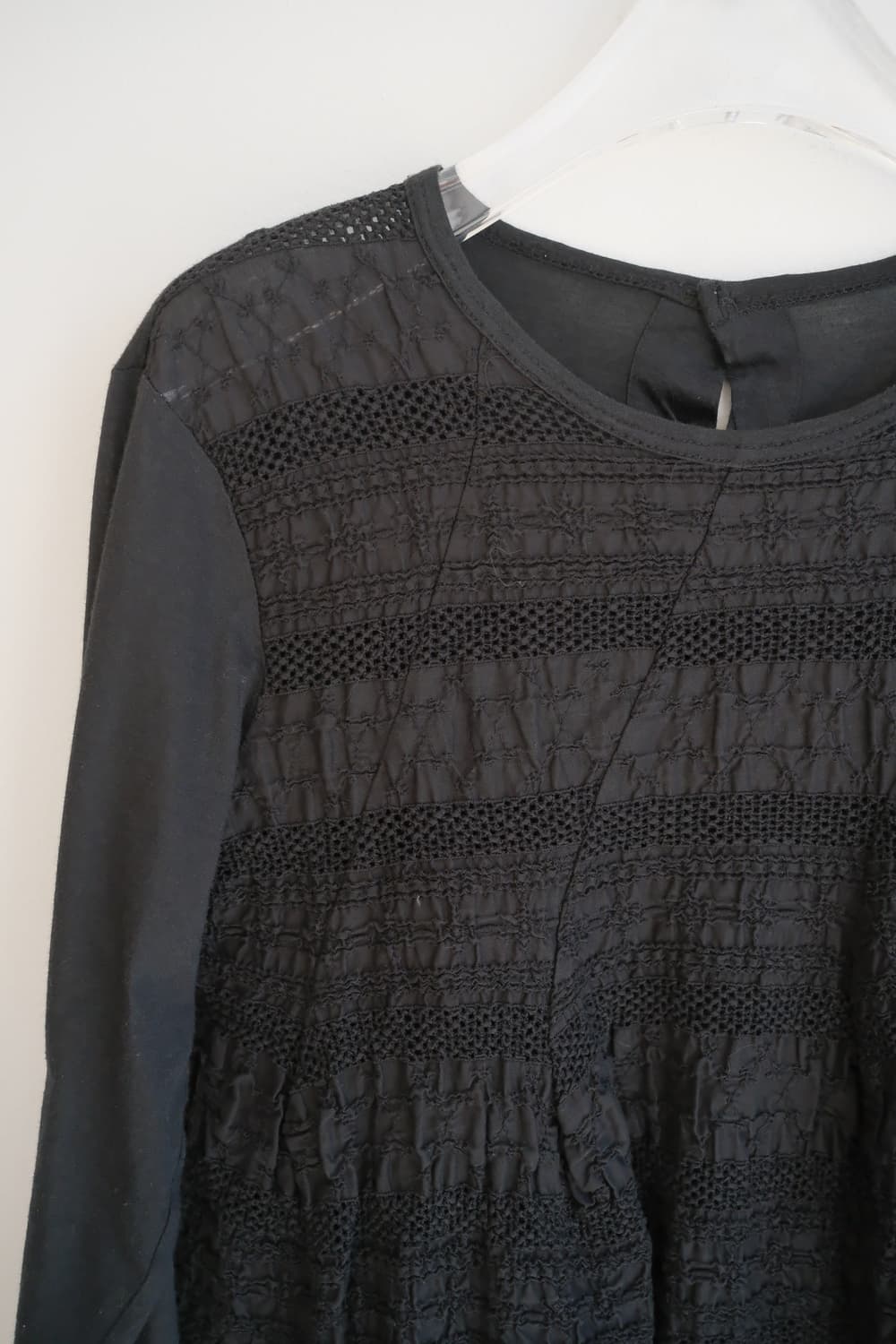 Lace back button top 상품이미지6