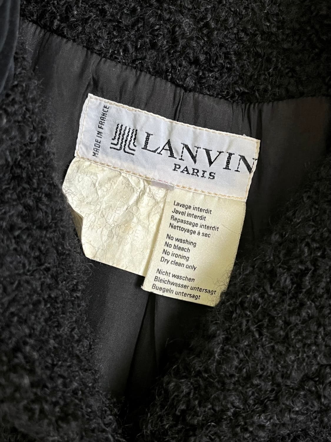 LANVIN 골드버튼 트위드 자켓 상품이미지10