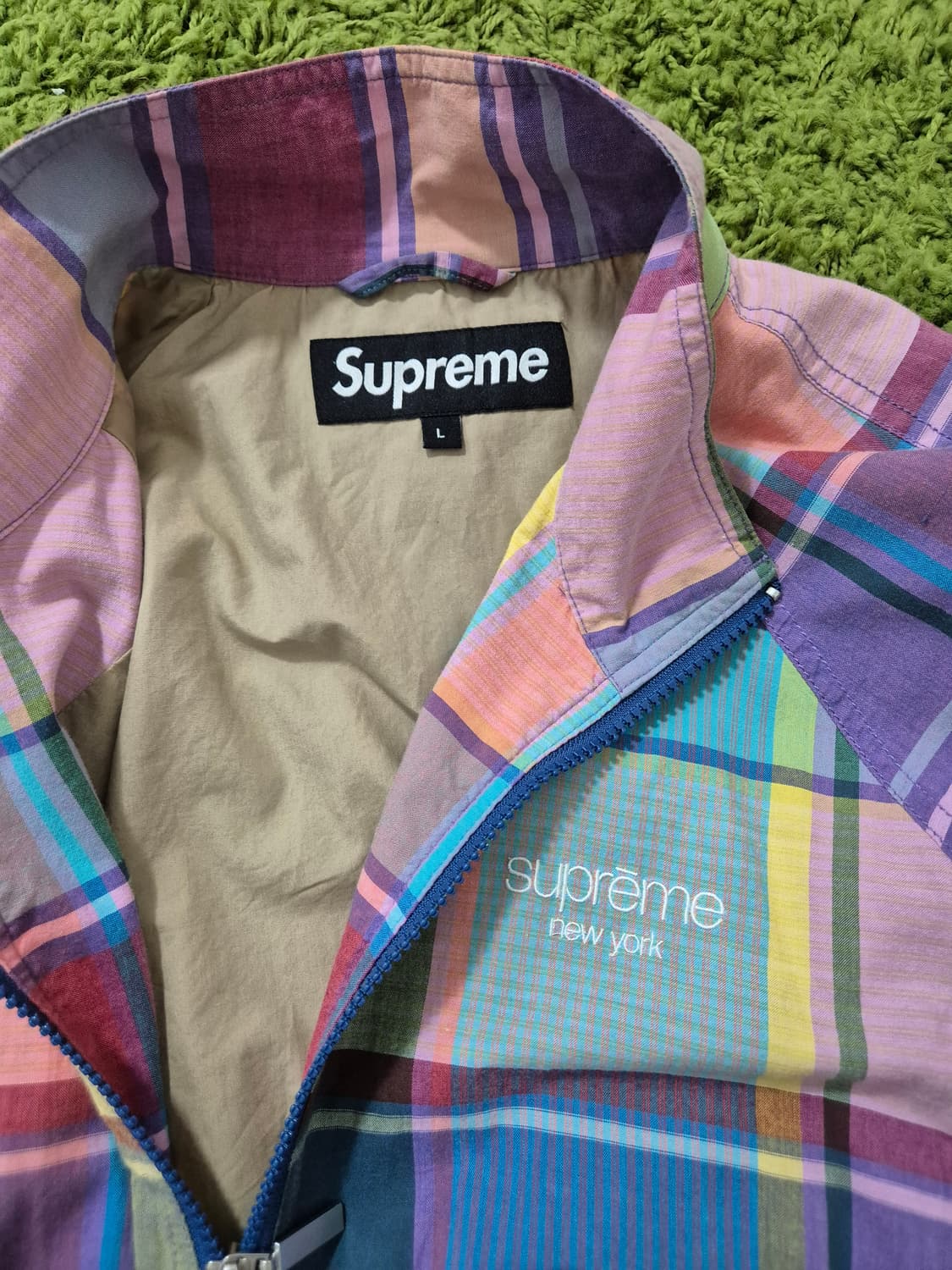 supreme 마드라스자켓 멀티컬러 L 상품이미지2