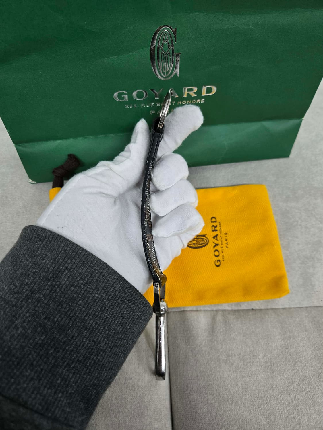 [보증서 정품]고야드 스트랩 키링 백참 상품이미지3