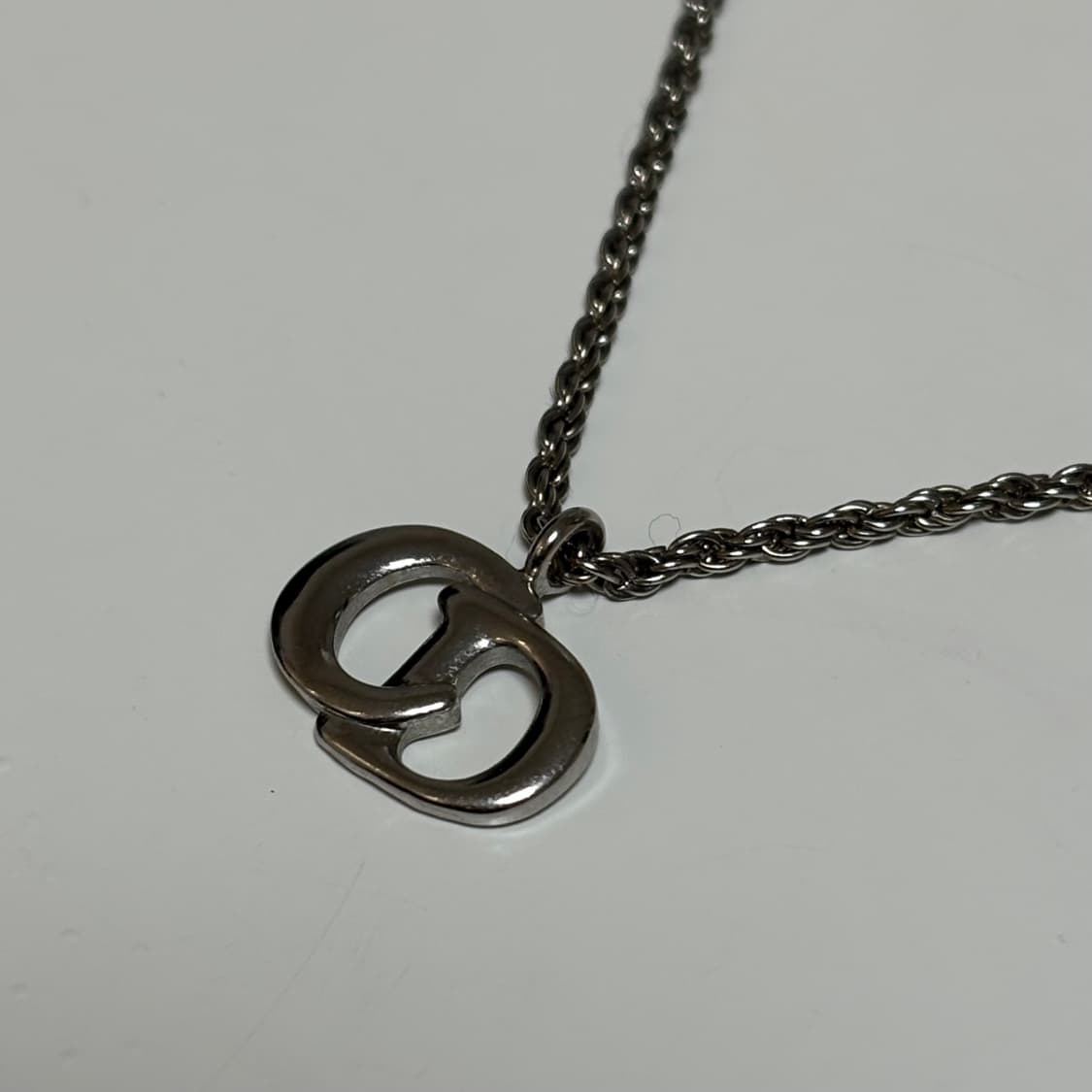 디올 빈티지 목걸이 (실버) 예리 목걸이  상품이미지2