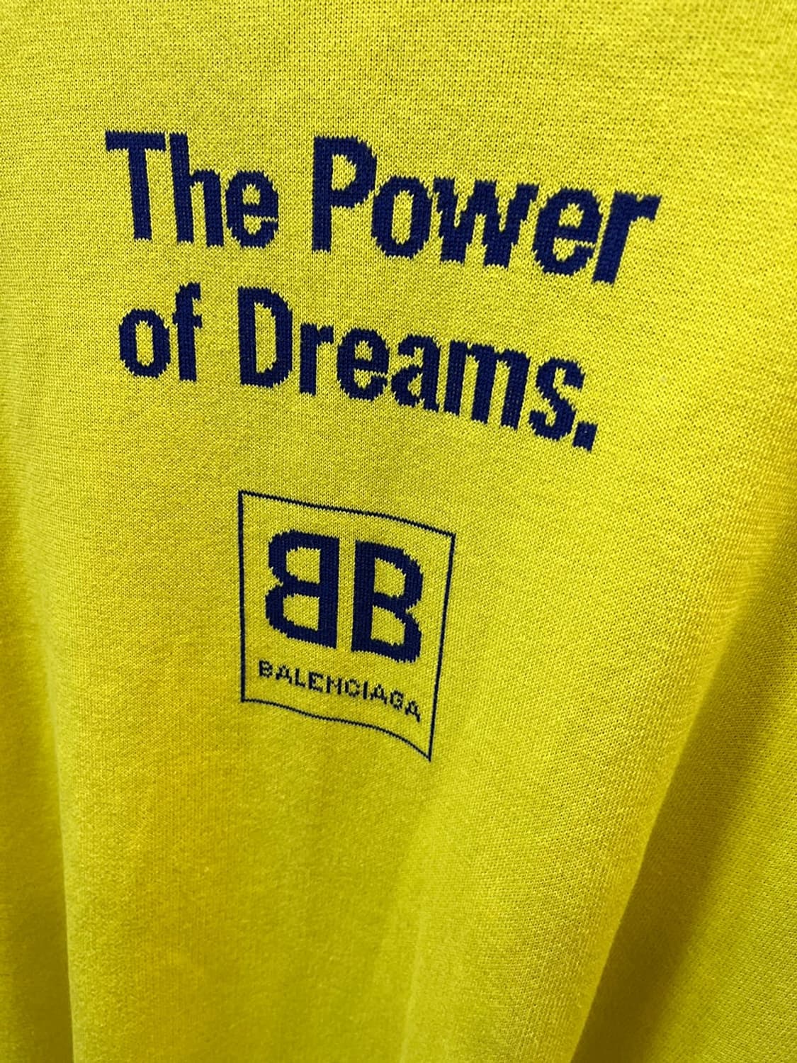 100) 발렌시아가 옐로 오버니트  상품이미지3