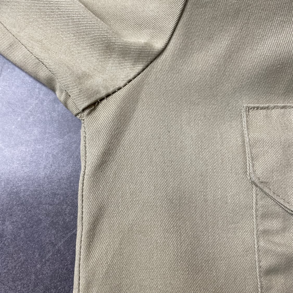 DICKIES 디키즈 빈티지 베이지 플랩포켓 워크 셔츠 A00798 상품이미지9