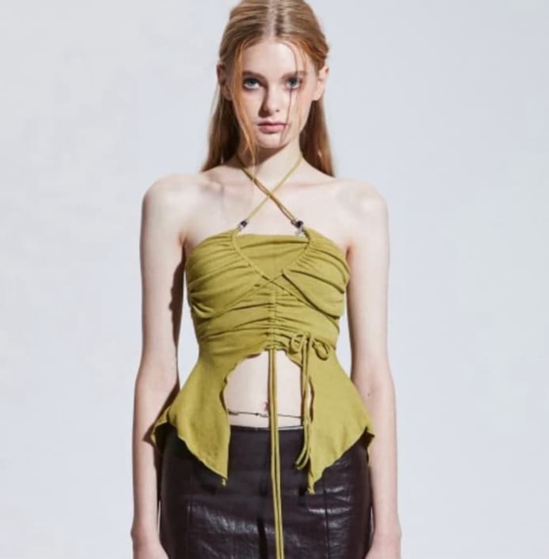 페인오플레져 탑 올리브 상품이미지1