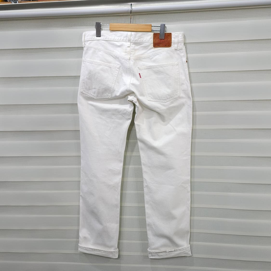 빈티지 리바이스 502 화이트 셀비지 데님팬츠- 34 상품이미지4