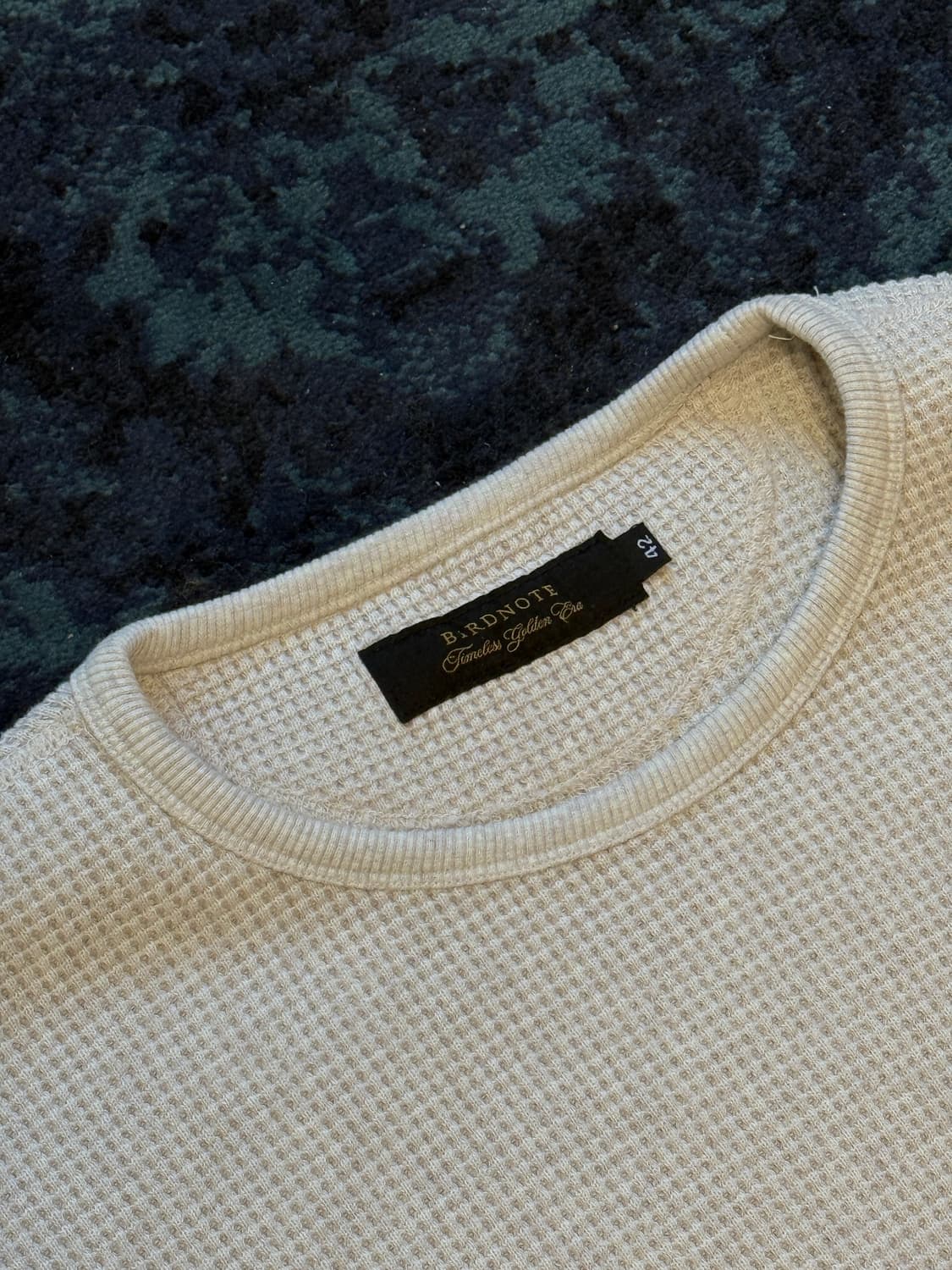 버드노트 헤비와플크루넥 상품이미지2