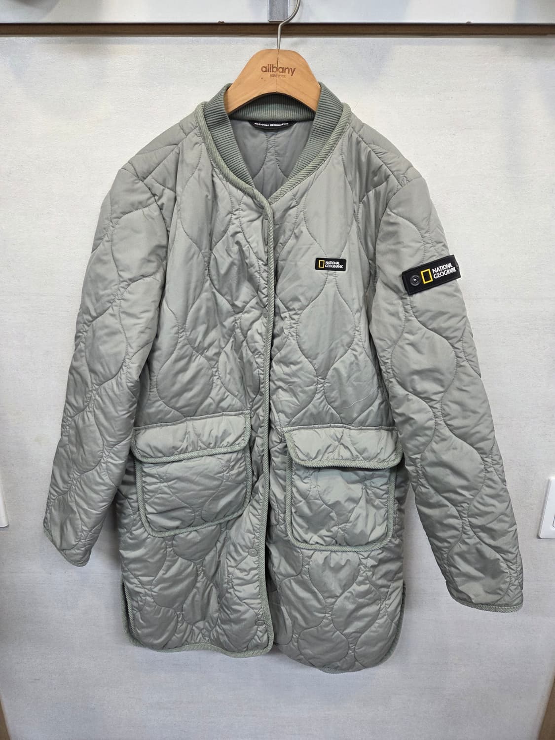 내셔널지오그래픽 오리올 퀄팅 롱패딩 s 상품이미지1