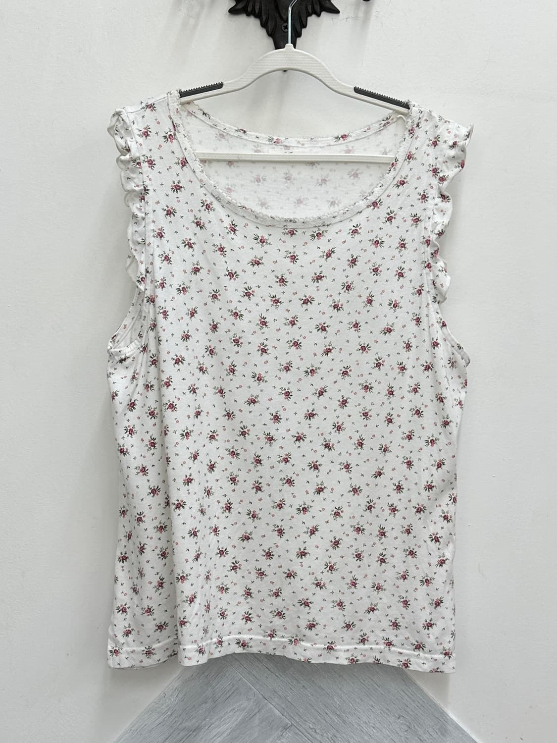 🌷하구미의 핑크 플라워 코디세트🌷모리걸 히메갸루 러블리 슬리브리스 상품이미지4