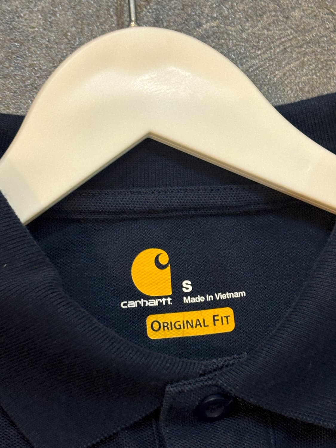 칼하트 오리지널 핏 PK 반팔 카라티 S사이즈 상품이미지5