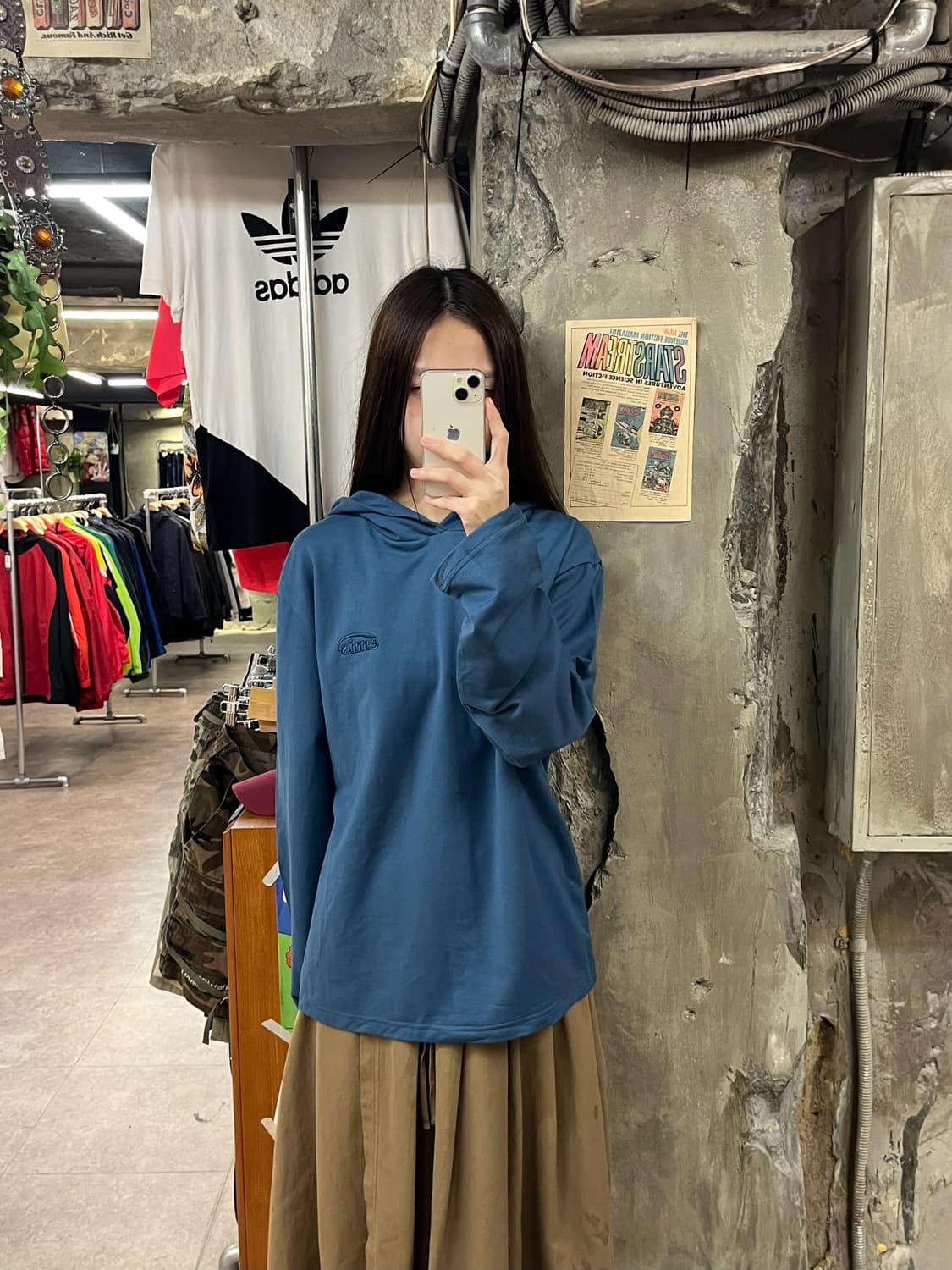 이미스 후드티 블루 S #csz1549 상품이미지2
