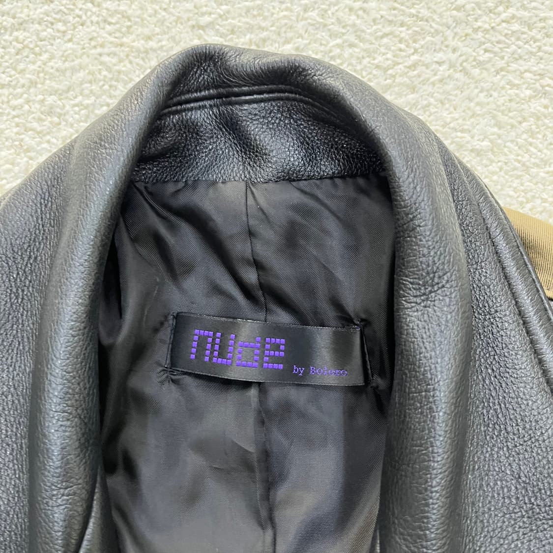 46 누드 양가죽 라이더 자켓 0312M1 상품이미지2