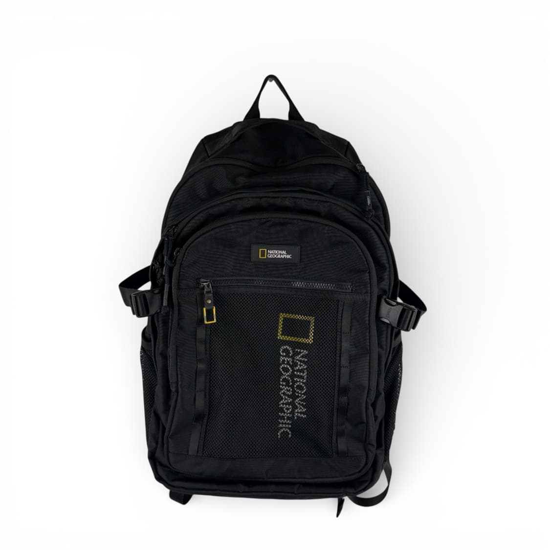 OS) 내셔널지오그래픽 로고 백팩 블랙 상품이미지1
