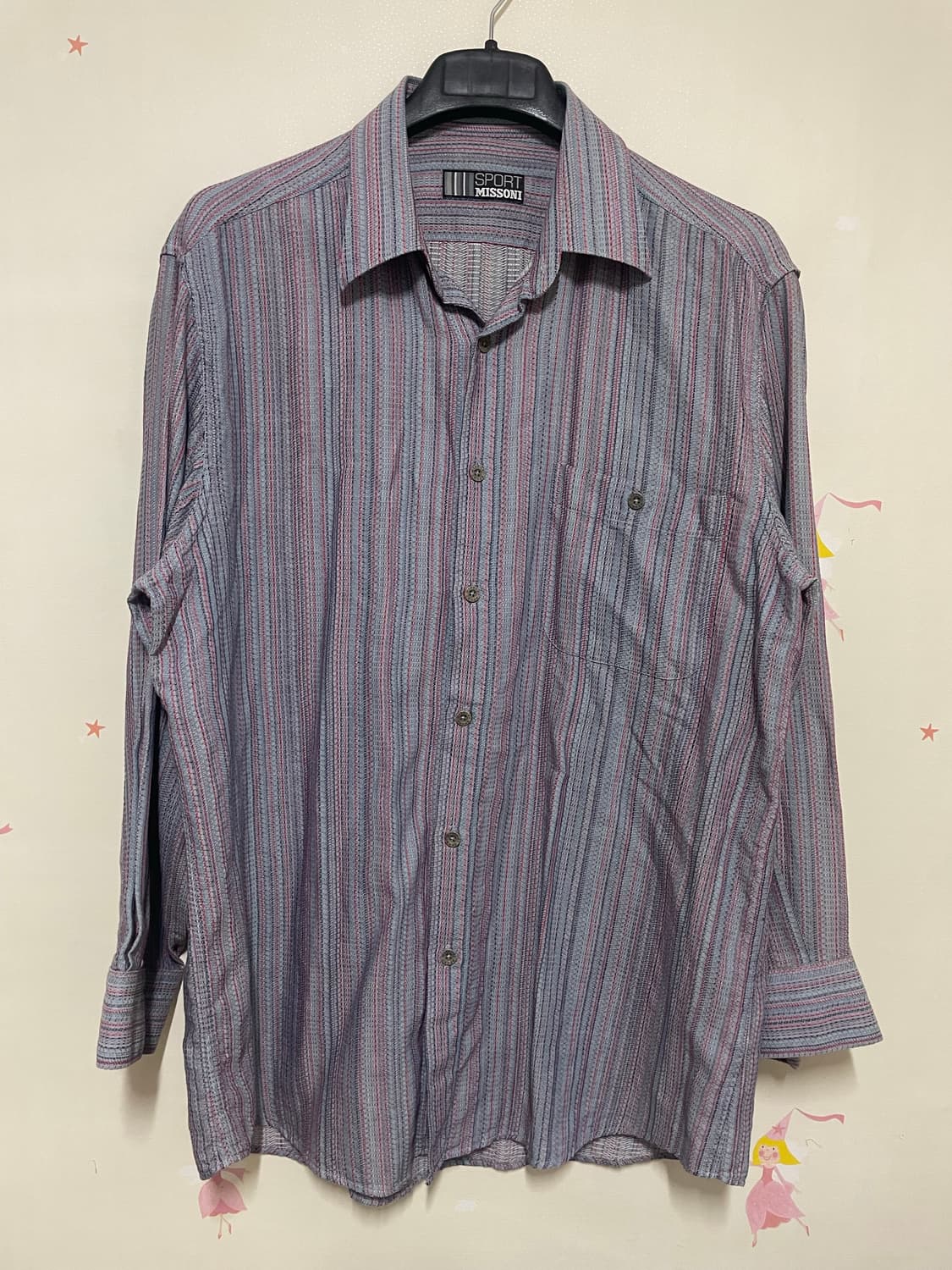 미쏘니 SPORT MISSONI 스트라이프 긴팔 셔츠 상품이미지1