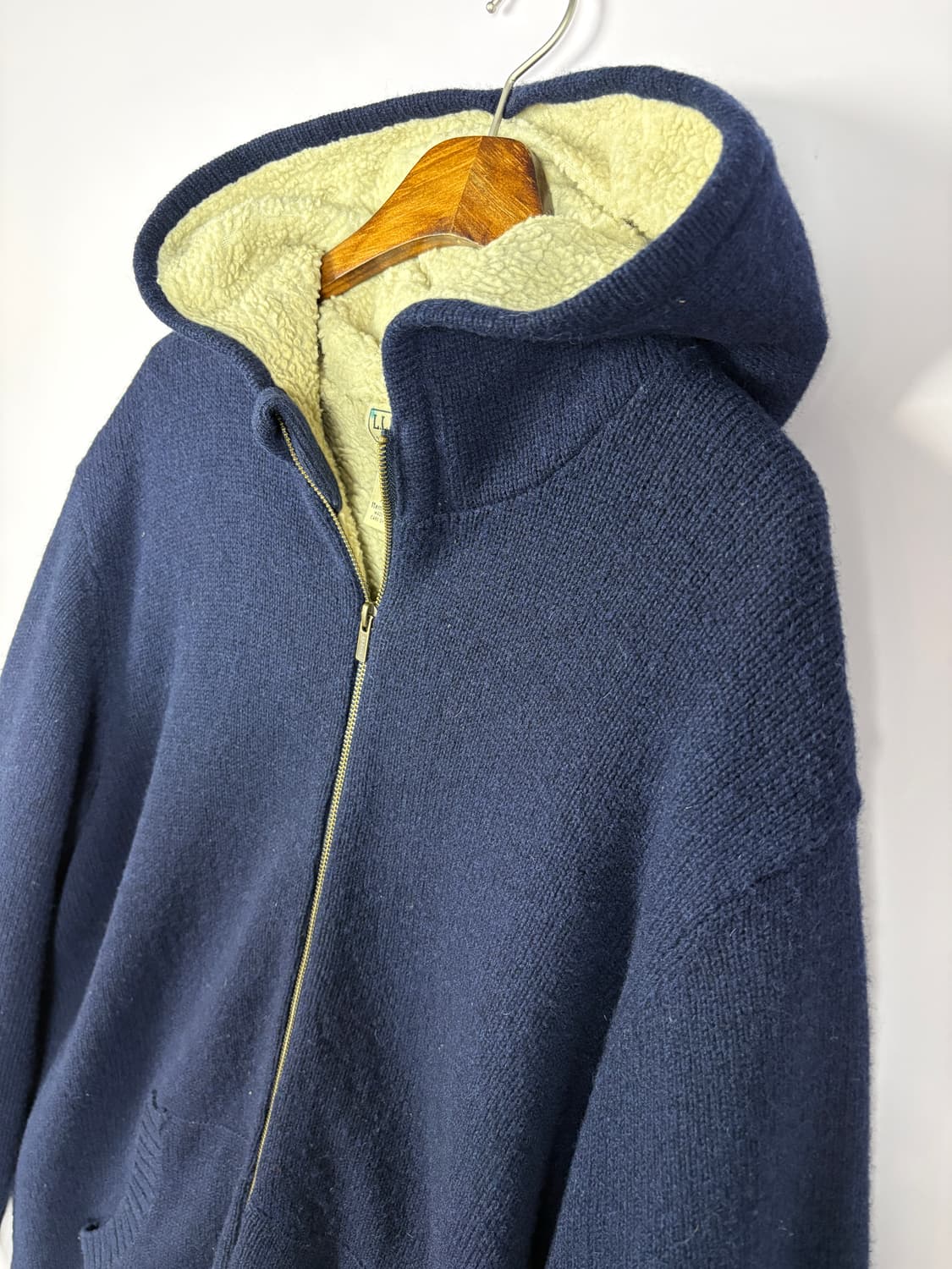 엘엘빈 니트 후드집업 상품이미지3