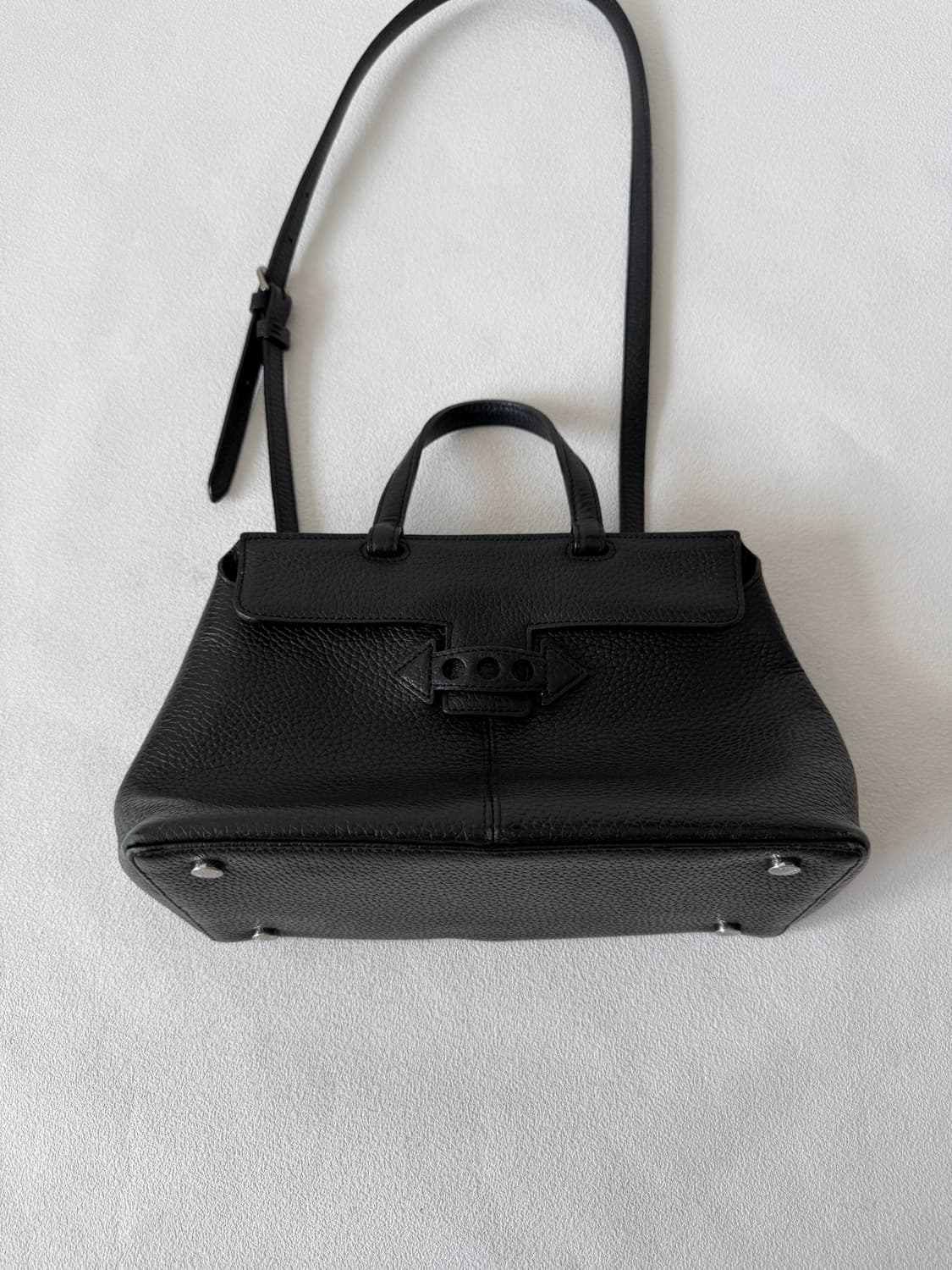 Pre owned 레더 토트 크로스백 상품이미지2