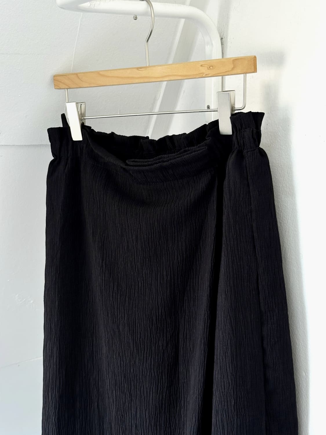 High count poly rayon micro pleats skirt 상품이미지2