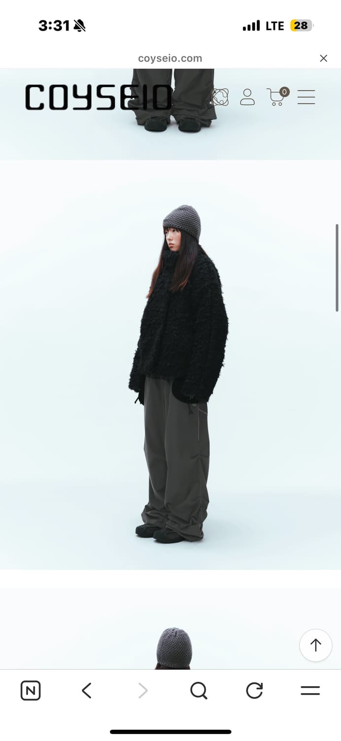 코이세이오 스트랩 라인 팬츠 그레이 2사이즈 상품이미지2