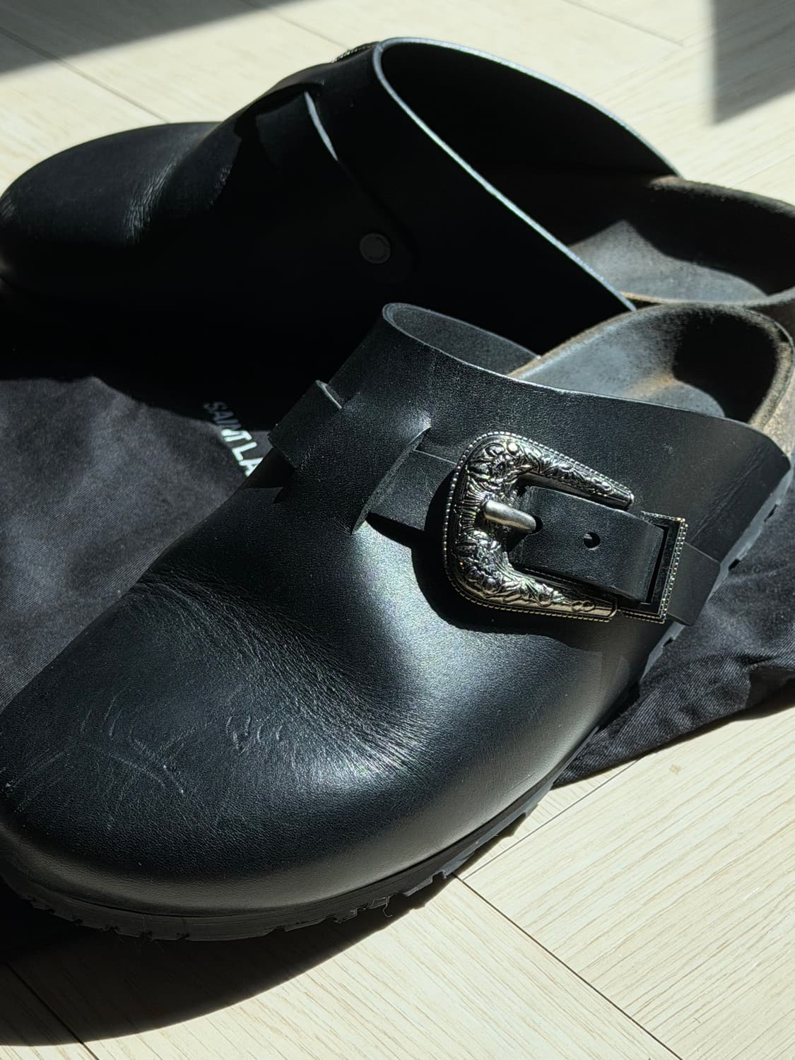 생로랑 지미 클로그 뮬 슬리퍼 상품이미지2