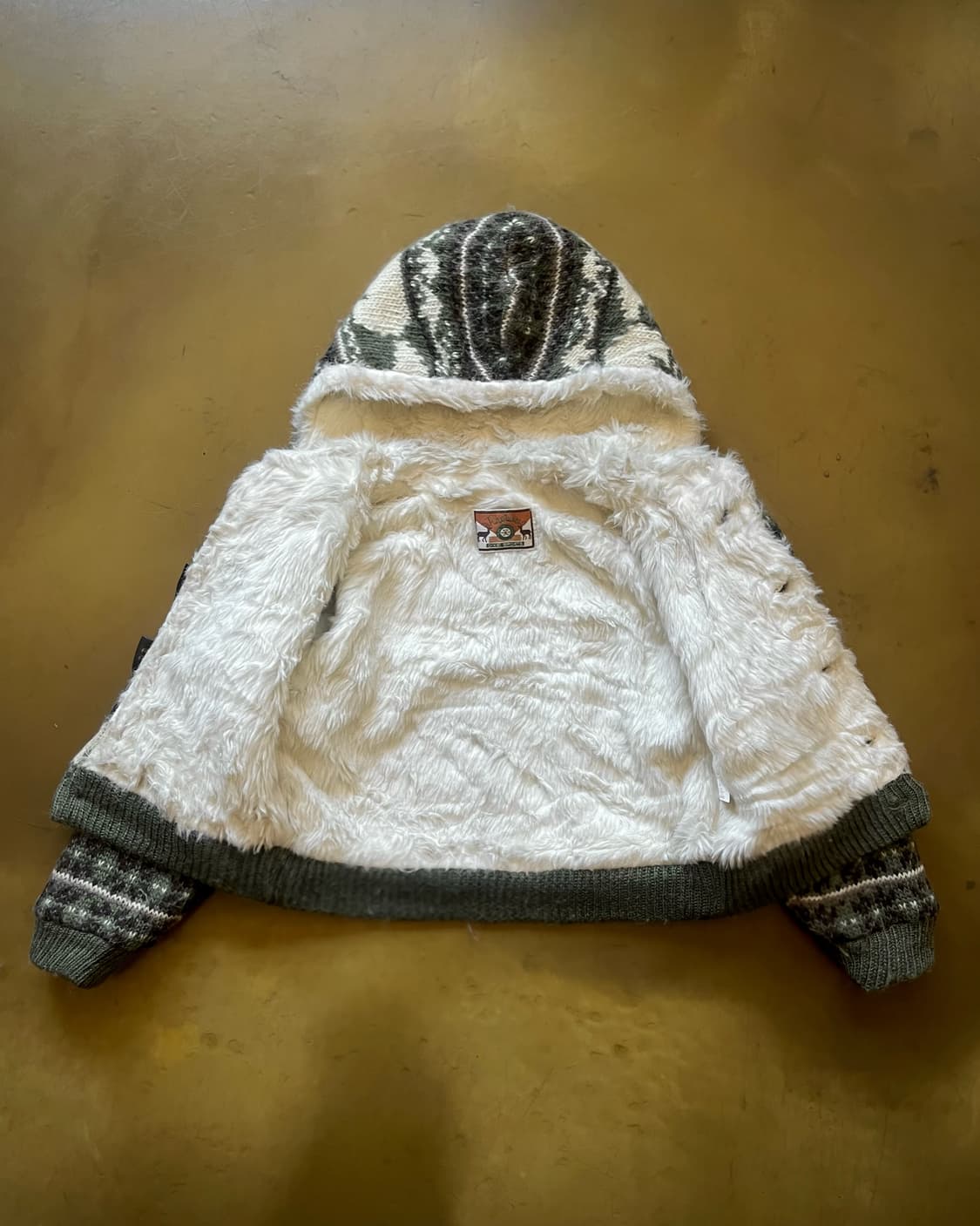 1980s DIXIE SPORTS Wool Cowichan Hood JK 상품이미지7