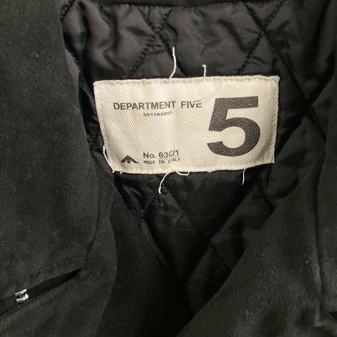 디파트먼트 5 블랙 코튼 라이더 자켓 50 상품이미지4