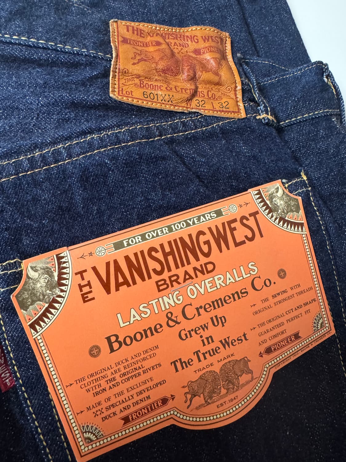 [32 x 32] 프리휠러스 601xx 1947 원워시 데님 새제품 상품이미지1