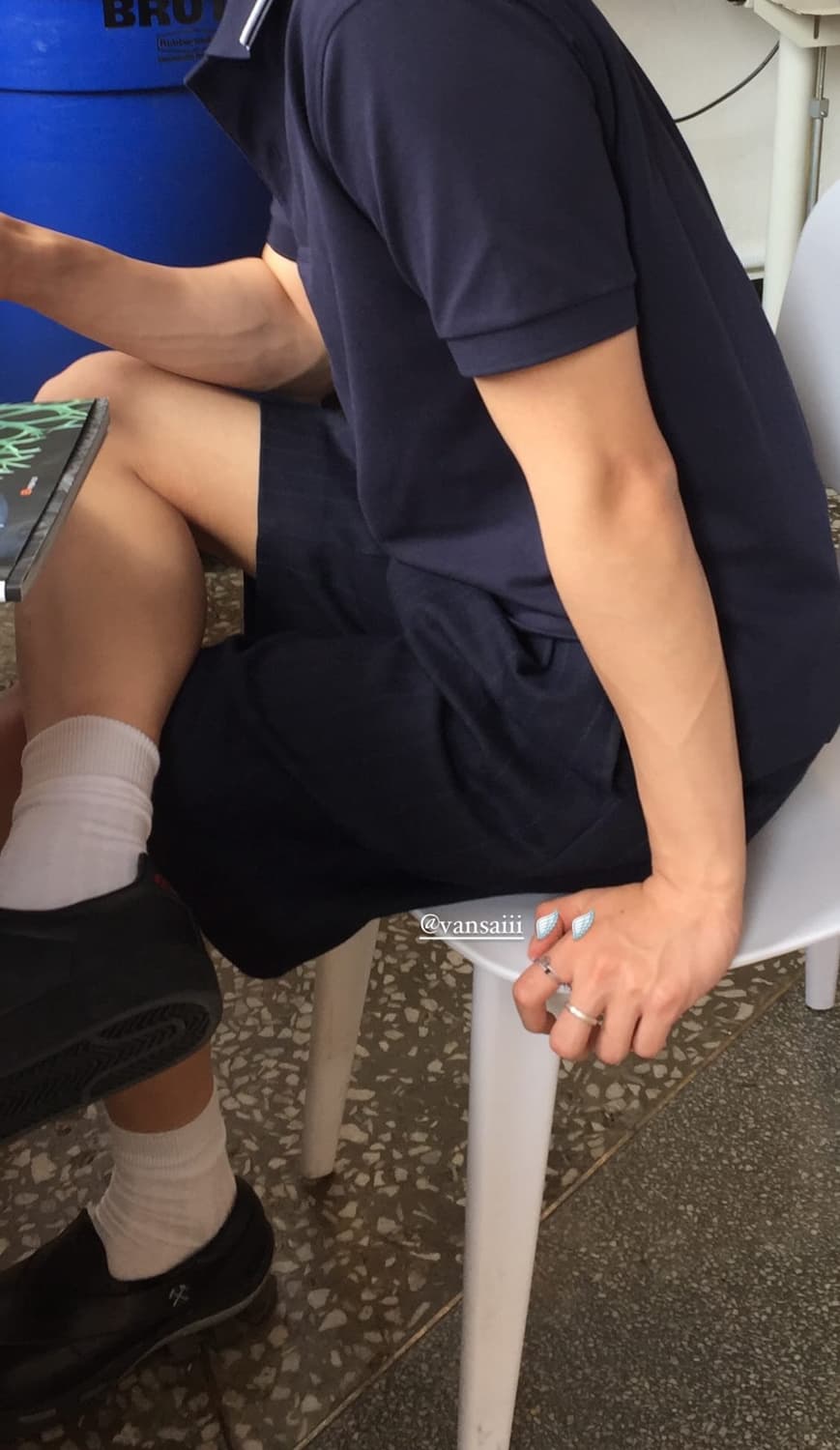 [28] 꼼데가르송 스트라이프 쇼츠 상품이미지1