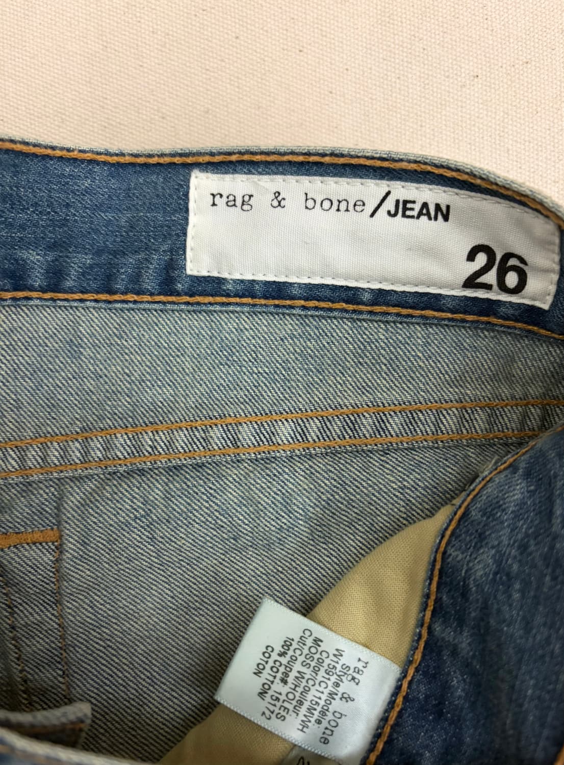 Rag & Bone 데미지 보이프렌드 데님팬츠 26 상품이미지9