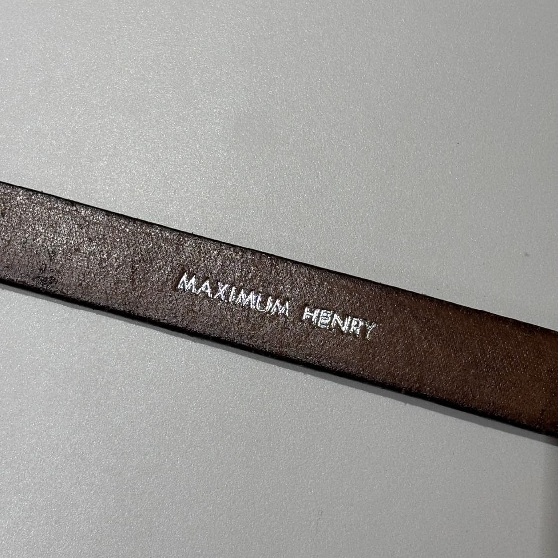 M) 맥시멈 헨리 슬림 벨트 상품이미지4