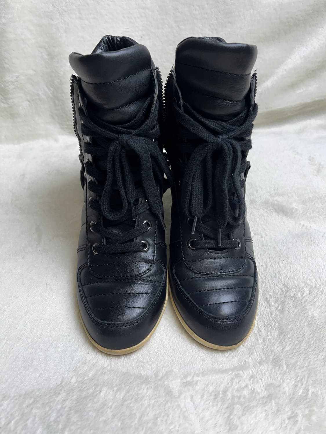 [37] 아쉬 레더 웨지히 스니커즈|| 235-240 상품이미지2