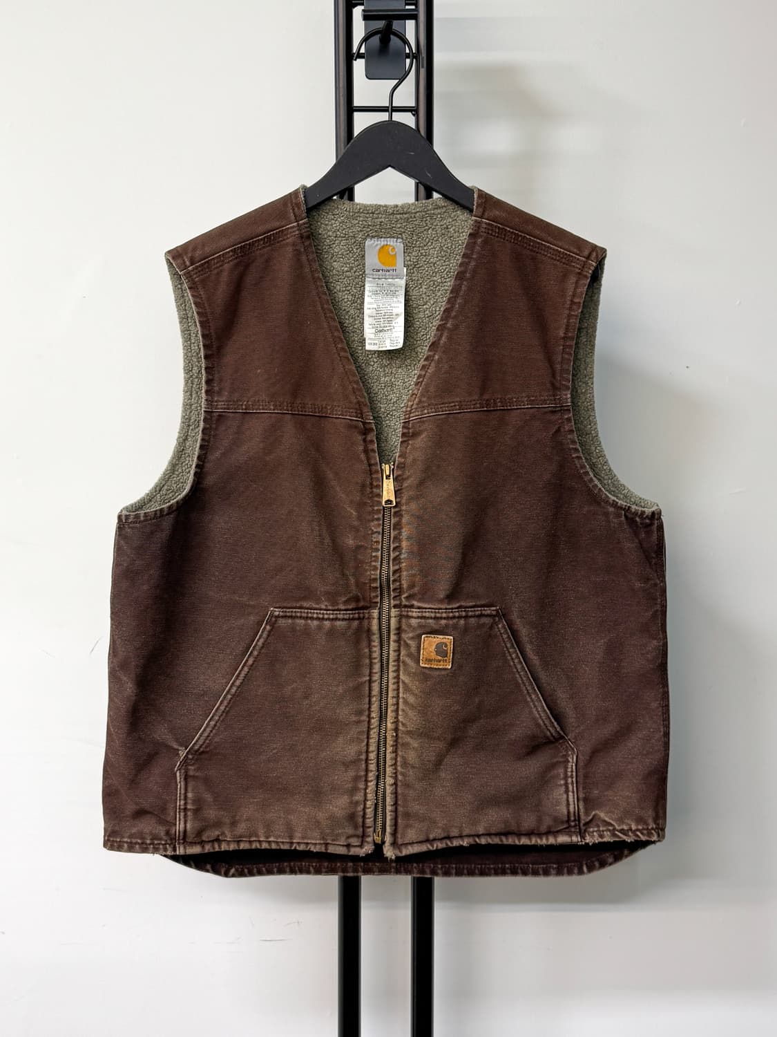 칼하트 V26 DKB 쉐르파 캔버스 베스트 상품이미지1