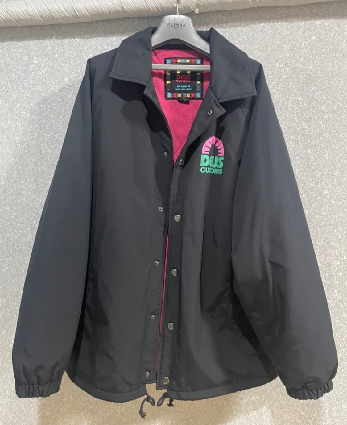 민트급) 데우스 엑스 마키나 코치 자켓 XL 블랙  상품이미지4