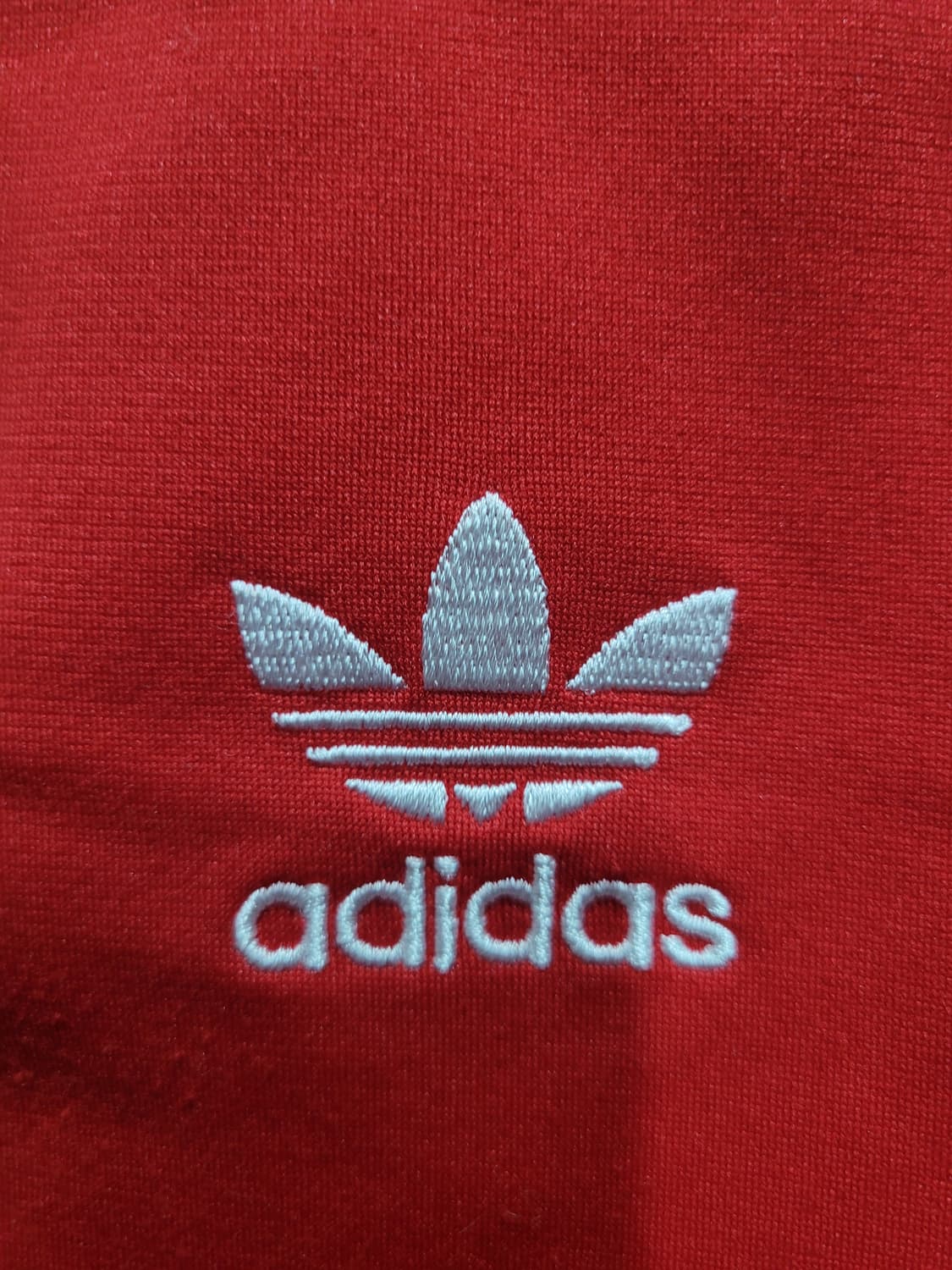 아디다스 불꽃 파이어버드 슈퍼스타 빨흰 트랙탑 져지 상품이미지3