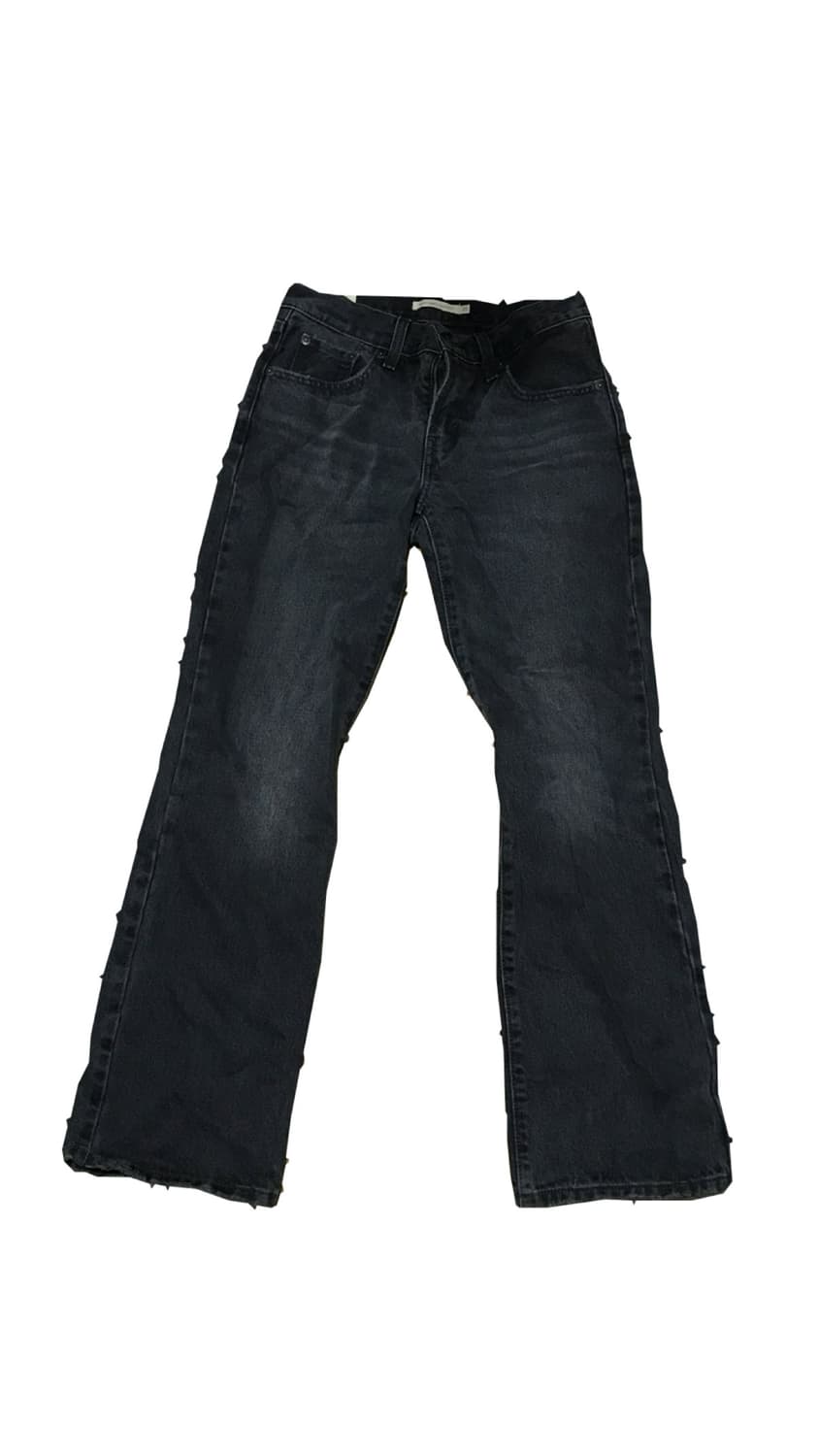 리바이스 미디 앵클 부츠컷 흑청 상품이미지1