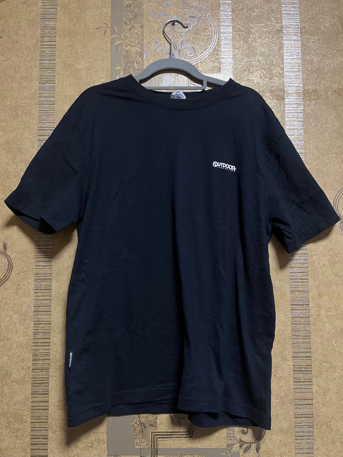  OUTDOOR 블랙 반팔티  상품이미지2