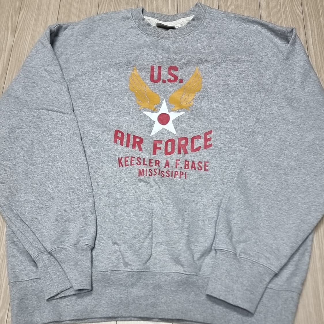 아웃스탠딩 U.S. 에어포스 맨투맨 그레이(xl) 상품이미지1