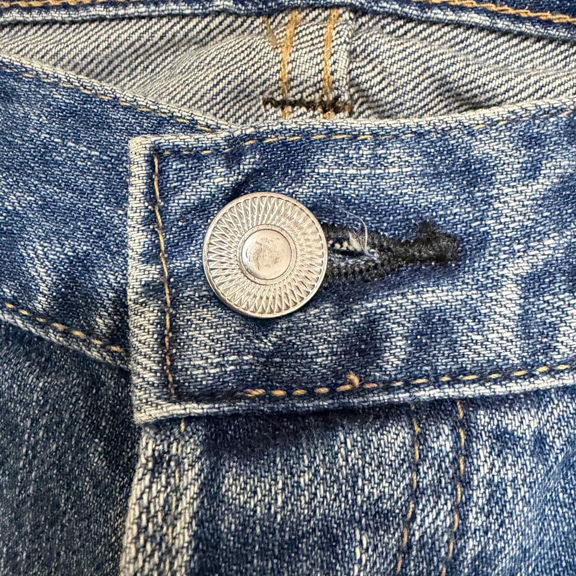 아프레쎄 A.PRESSE 워시드 데님 팬츠 E 굿페이드 34/27 상품이미지4