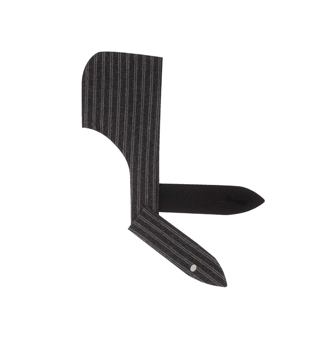 콜로신스 후드 리버시블 스카프 블랙 스트라이프 상품이미지1