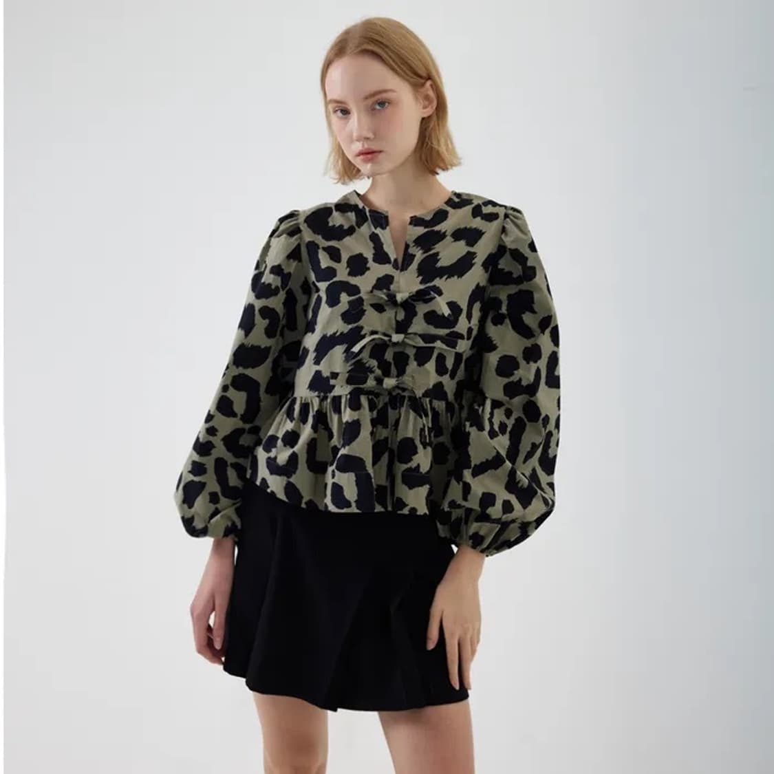 히비스커스블룸  Julie Puff Long Sleeve Blouse  상품이미지2