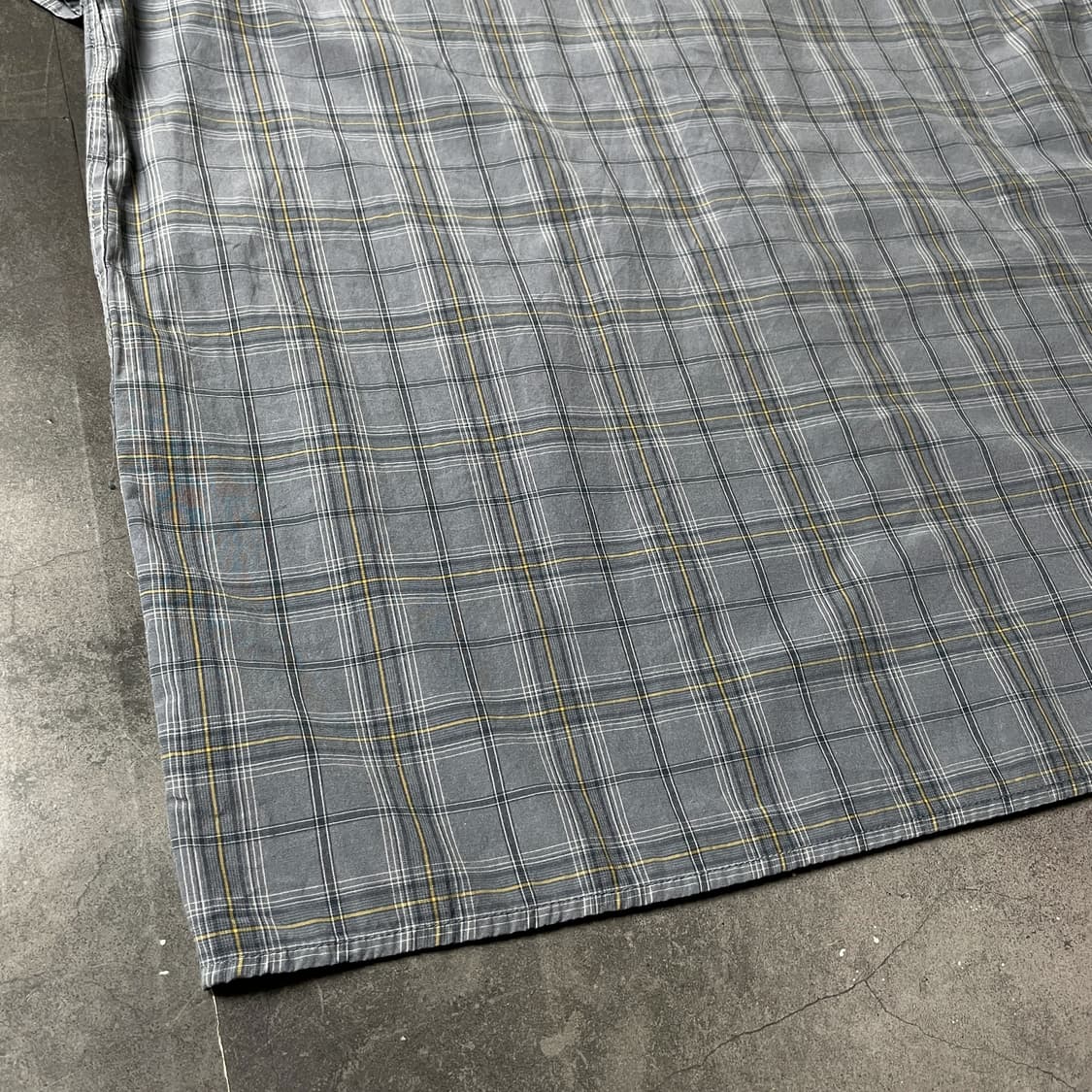 DICKIES 디키즈 블루그레이 체크 반팔 워크셔츠 A01019 상품이미지8